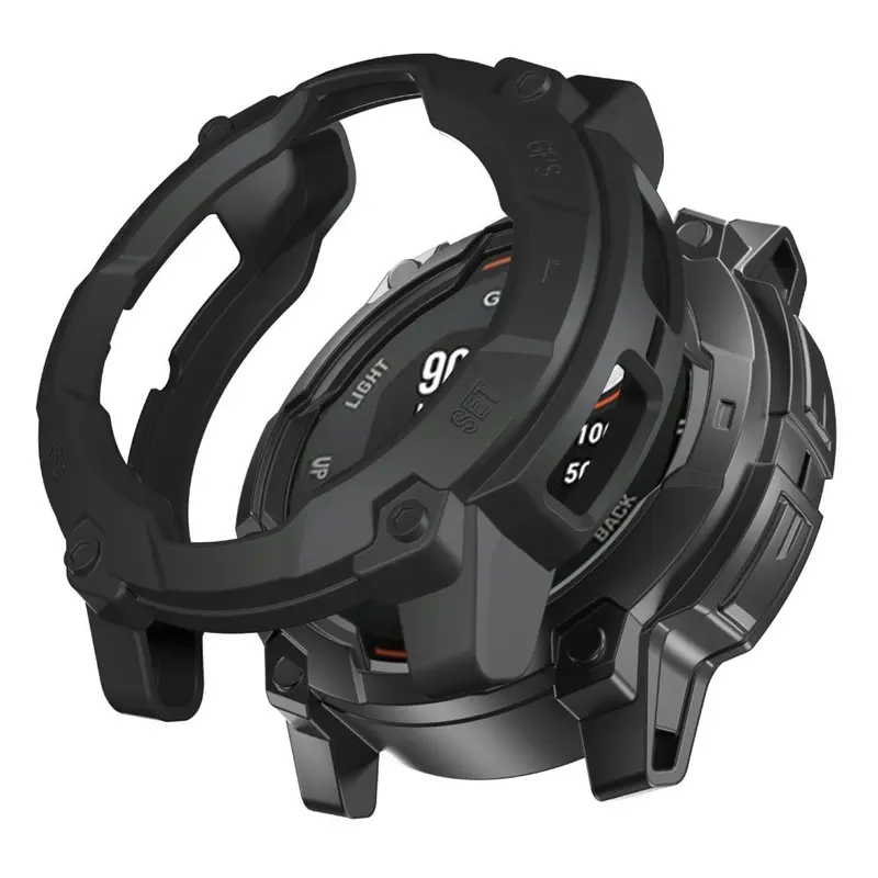 Garmin Instinct 3 Solar (50mm) - Rugged Plastik Cover - Sort