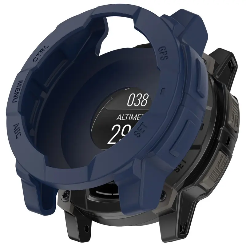 Garmin Instinct E (45mm) - Bumper Silikone Cover - Blå