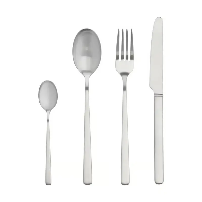 Gense Essentials Pure Bestiksæt 16 dele - Mat stål