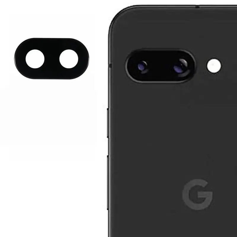 Google Pixel 9a - Hærdet Kameralinsebeskyttelsesglas - Sort