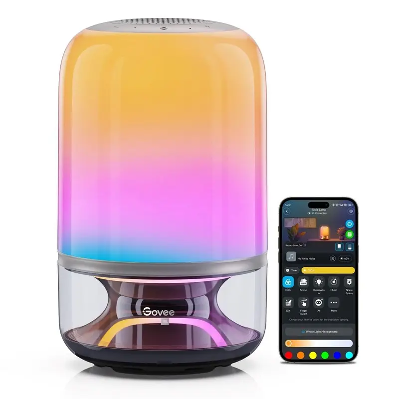 Govee Table Lamp 2 Pro m. Integreret Højtaler - Grå
