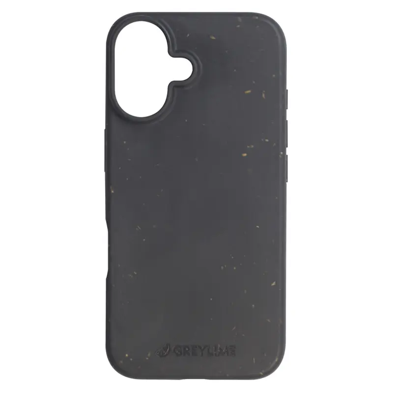 GreyLime iPhone 16 miljøvenligt cover, Sort