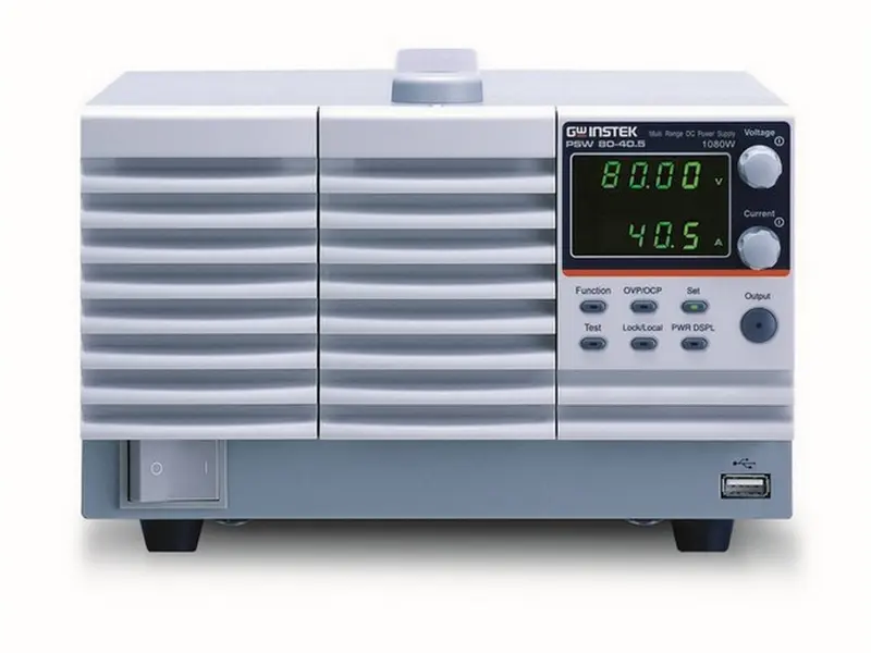 GW strømforsyning 80V/40,5A 1080W - programmerbar