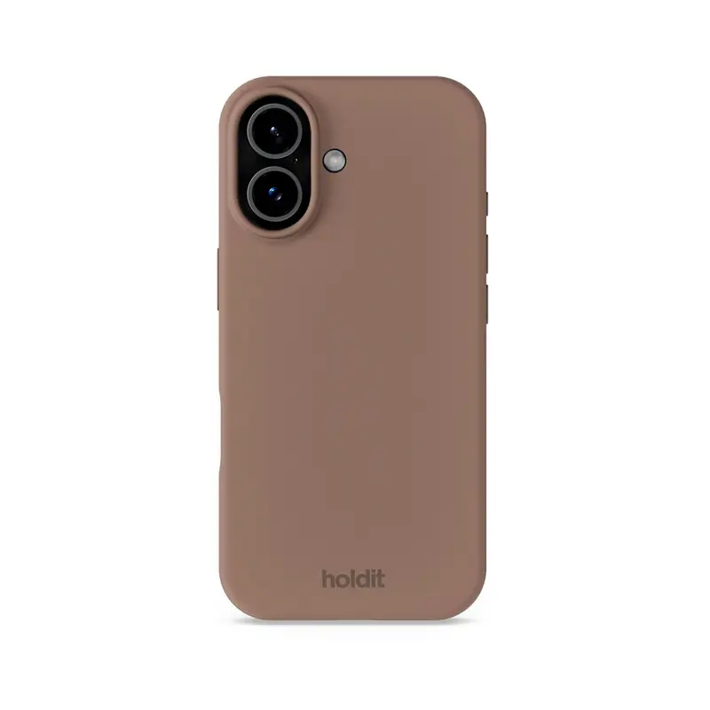 Holdit iPhone 17 Soft Touch Silikone Mobil Cover - Mocha Brown