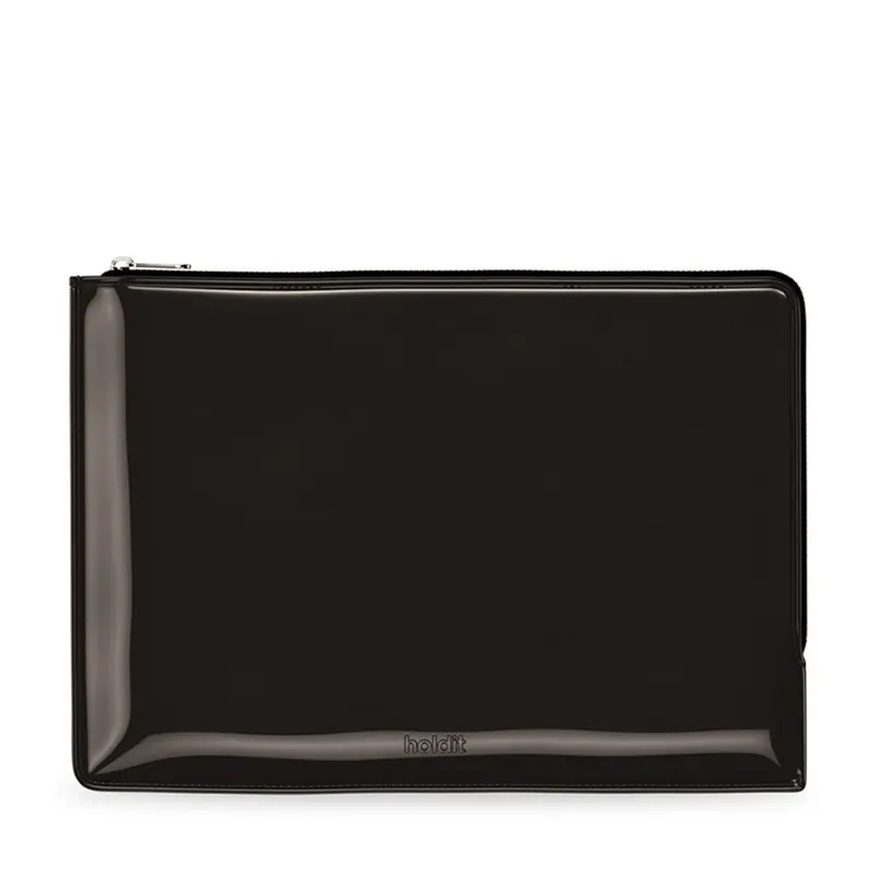 Holdit Laklæder Laptop Case 14" (34.2 x 24.2cm) - Sort