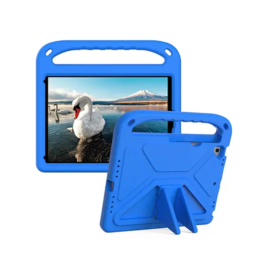 iPad 5 - 9.7" - Stødsikkert Børnecover M. Håndtag & Stander - Blå
