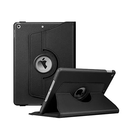iPad Mini 1/2/3 - Retro Diary™ Vintage 360° Onefold Læder Cover - Sort