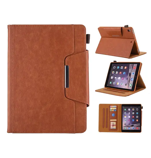 iPad Mini 1/2/3 - Verona™ Multietui Ægte Læder Cover - Brun