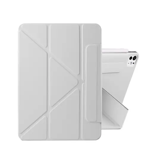iPad Pro 11" (2018) - NOBLE™ Magnetisk Trifold Cover - Grå