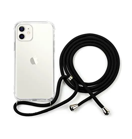 iPhone 11 - Deluxe™ Silikone Cover M. Strop - Sort