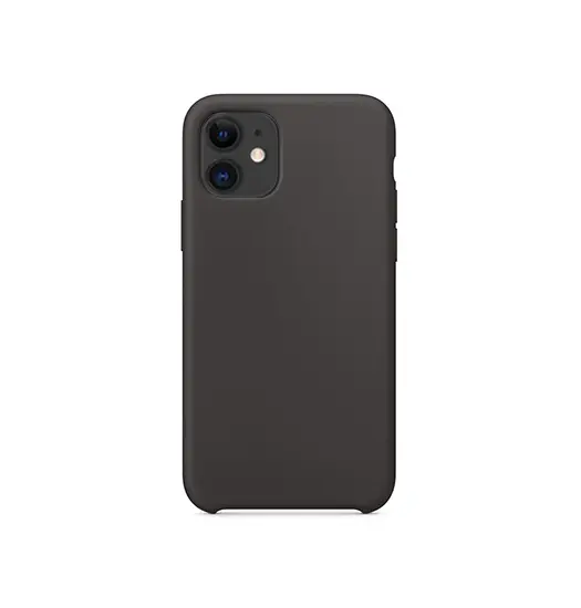 iPhone 11 - Deluxe™ Soft Touch Silikone Cover - Sort