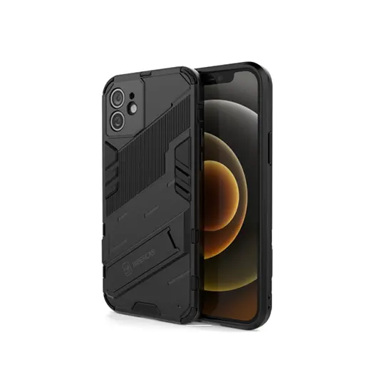 iPhone 11 - Eagle™ PRZ Stødsikkert Cover M. Kickstand - Sort