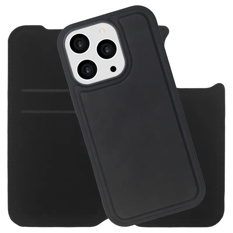 iPhone 16 Pro MagSafe Wallet m. aftageligt cover, Sort