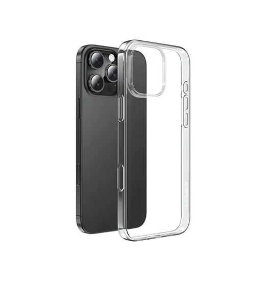 iPhone 16 Pro Max - Borofone™ Silikone Cover - Gennemsigtig