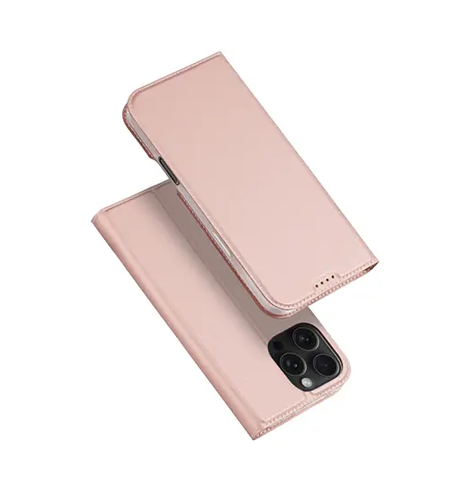 iPhone 16 Pro Max - DUX DUCIS™ Pro Series Flipcover - Lyserød
