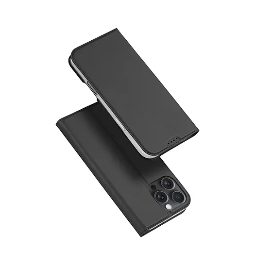 iPhone 16 Pro Max - DUX DUCIS™ Pro Series Flipcover - Sort