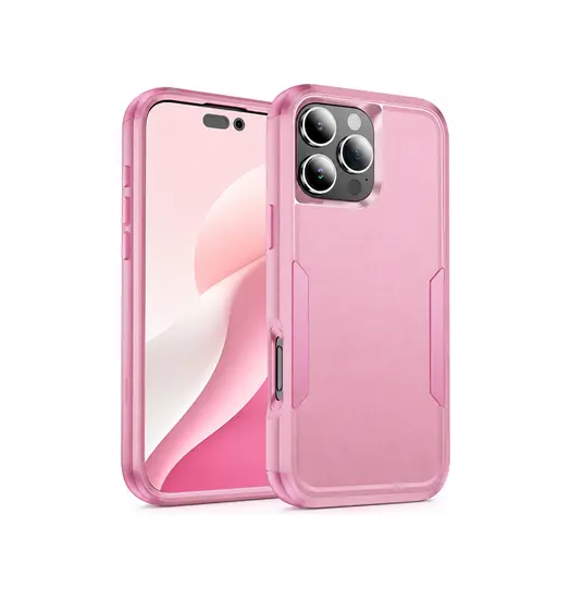 iPhone 16 Pro Max - REALIKE™ Pro Stødsikkert Håndværker Cover - Pink