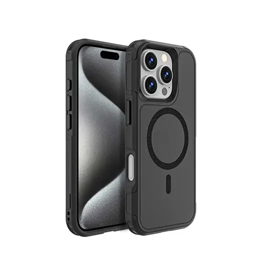 iPhone 16 Pro - Redpepper™ Magsafe Håndværker Cover - Sort