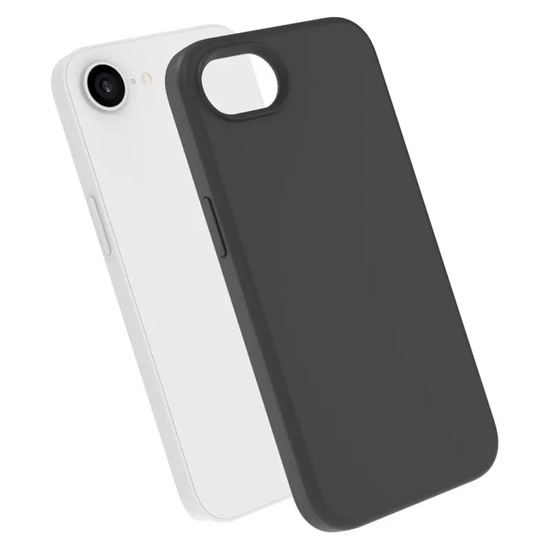 iPhone 16e/17e Silikone Cover MagSafe, Sort