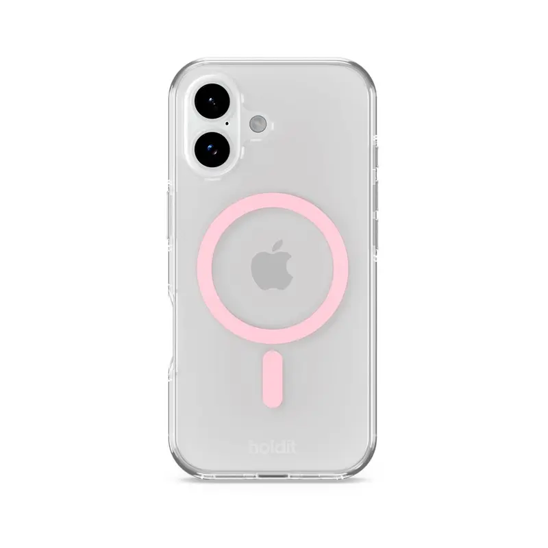 iPhone 17 Holdit MagSafe Cover - Transparent / Pink