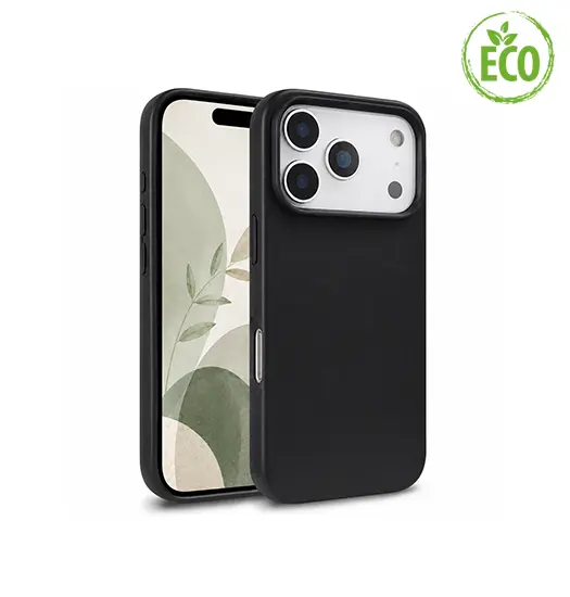 iPhone 17 Pro Max - EcoCase™ 100% Plantebaseret Cover - Sort