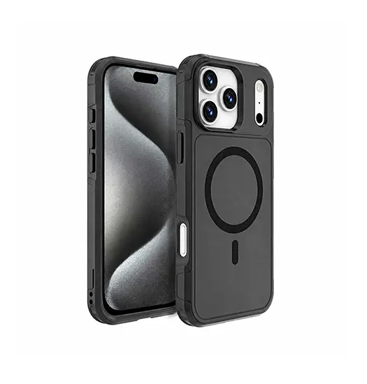 iPhone 17 Pro - Redpepper™ Håndværker Cover M. Magsafe - Sort
