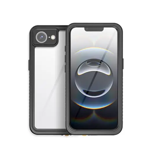 iPhone 17e / 16e - Redpepper™ IP68 Vandtæt Håndværker Cover - Sort