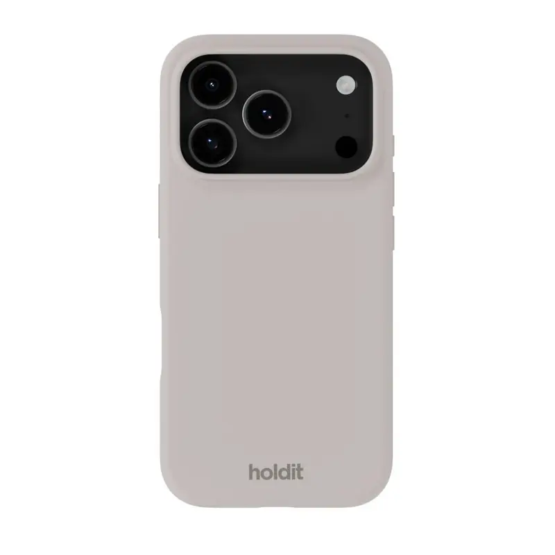 iPhone 18 Pro / 17 Pro Holdit Soft Touch Silikone Mobil Cover - Wool Gray