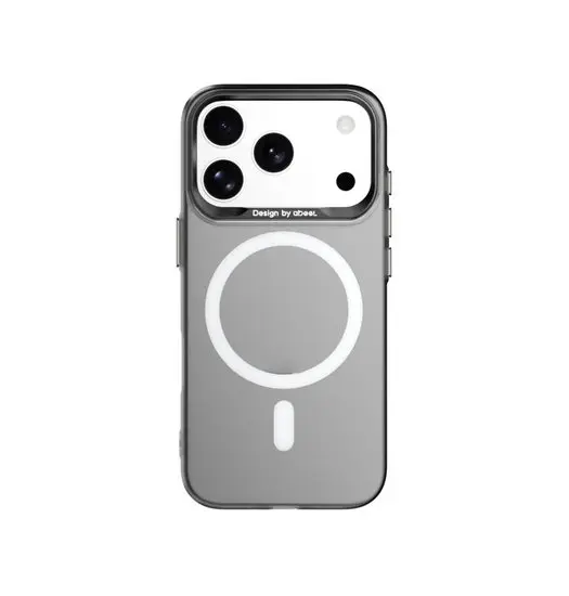 iPhone 18 Pro - ABEEL™ Frosted MagSafe Cover - Grå