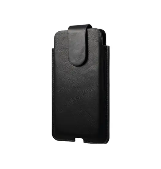 iPhone 6/6S - Mont Blanc Ægte Læder Bælte Sleeve - Sort