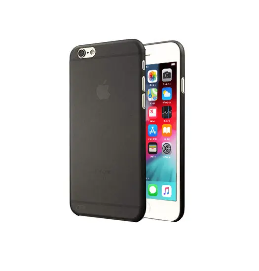 iPhone 6/6s Plus - Valkyrie Ultra-Tynd Cover - Sort/Gennemsigtig