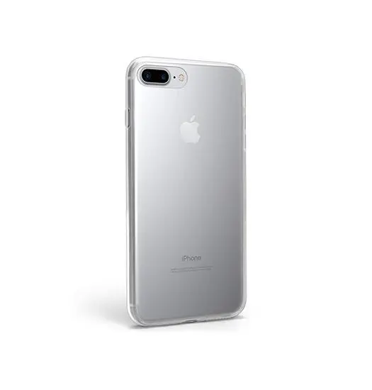 iPhone 7/8 Plus - Premium 0.3 Silikone Cover - Gennemsigtig