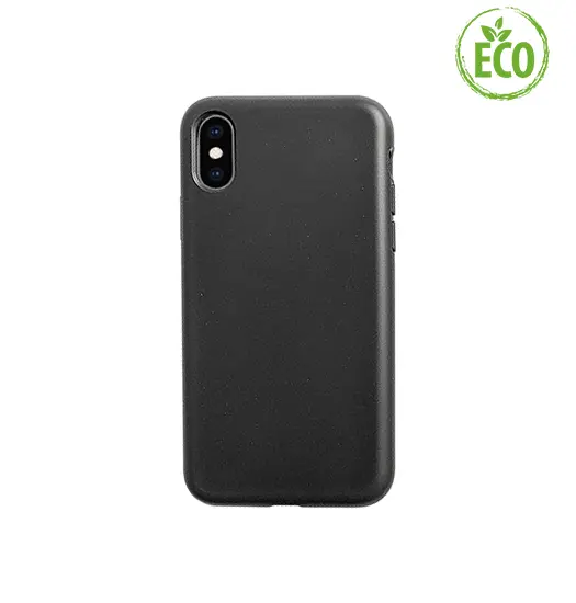 iPhone X/Xs - EcoCase™ 100% Plantebaseret Cover - Sort