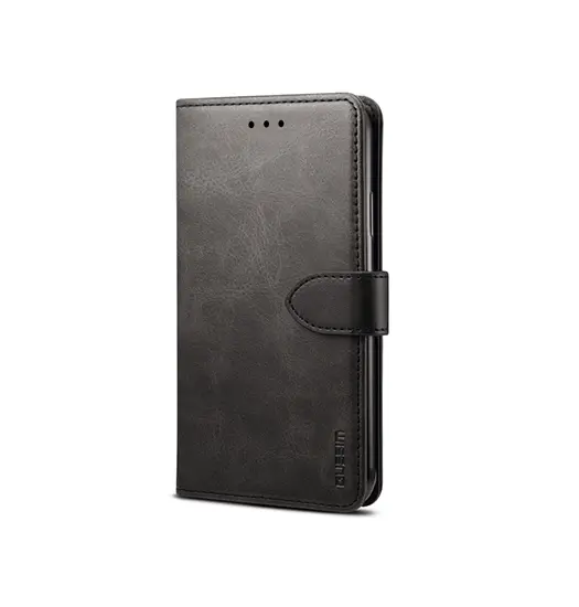 iPhone XR - GUSSIM™ Læder Cover / Etui M. Kortholder - Sort