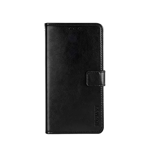 iPhone XR - IDEWEI™ Deluxe Læder Etui Med Pung - Sort