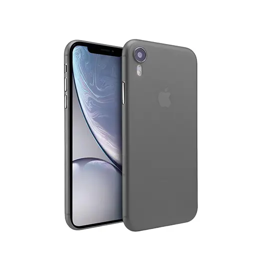 iPhone XR - Valkyrie Ultra-Tynd Cover - Sort/Gennemsigtig