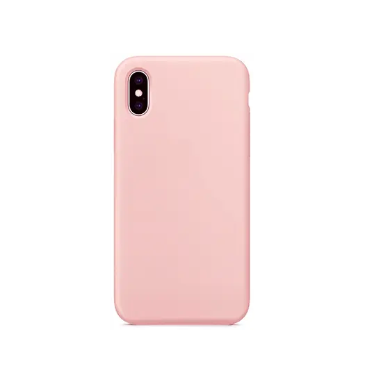 iPhone XS Max - Deluxe™ Soft Touch Silikone Cover - Lyserød