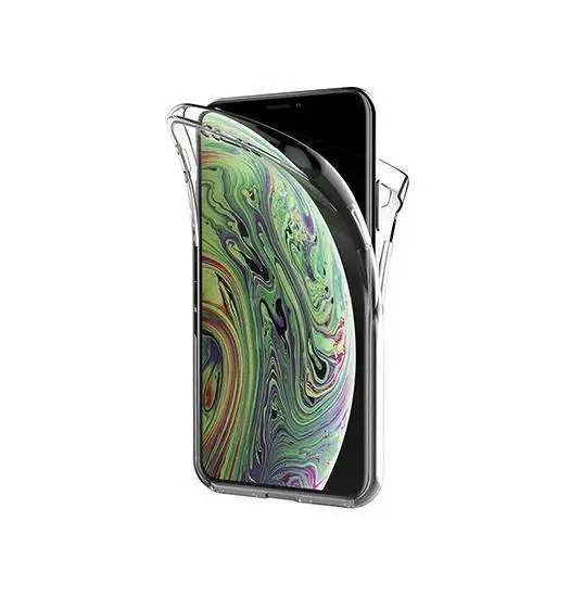 iPhone XS Max - Full Cover 360° Silikone - Gennemsigtig