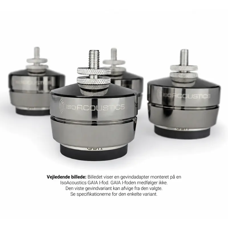 IsoAcoustics Gaia I - Gevindadaptere (4 STK)