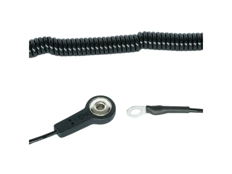 Jordledning 4,0 mm studs og ringterminal Ø5