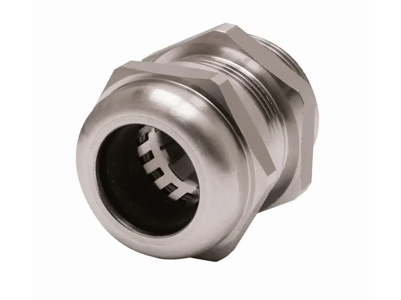 Kabelforskruning messing EMC M63; Ø35-48mm m/lamel; IP68