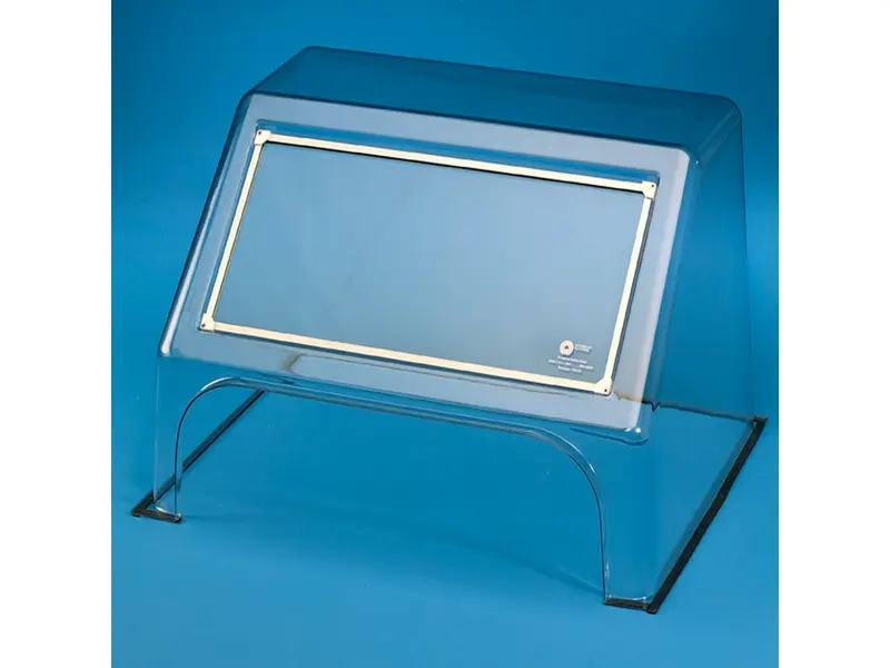 Kabinet transp. hvid uden flange