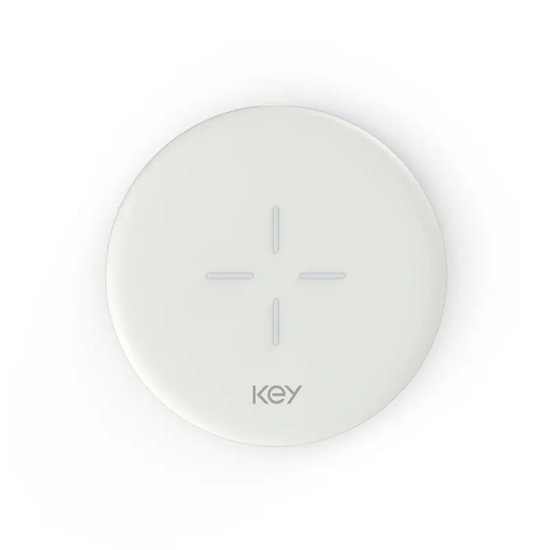 Key 10W Trådløs Oplader - Universal Qi Oplader - Sort