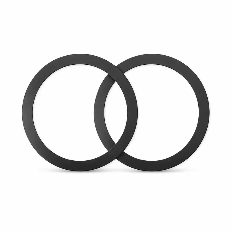 Klistermærke Magnet Ring - MagSafe Kompatibel - Sort - 2 Stk.