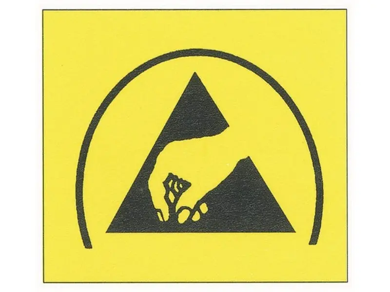 Label 50x50mm ESD (1000 stk)