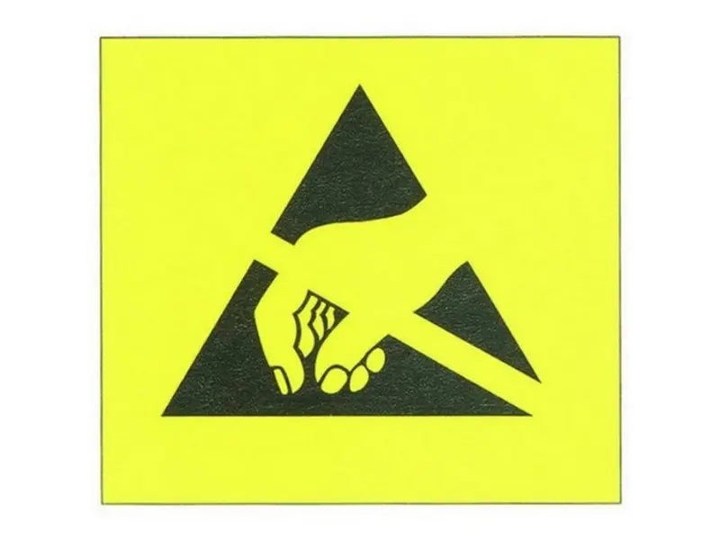 Label 5x5mm ESD (1000 stk)