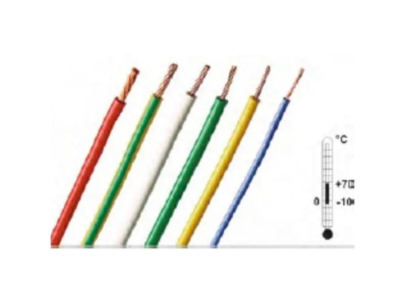 Ledning FLEXI-E 0,10mm² gul 100m rulle