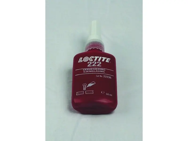 Loctite 222 skruesikring svag 50ml flaske