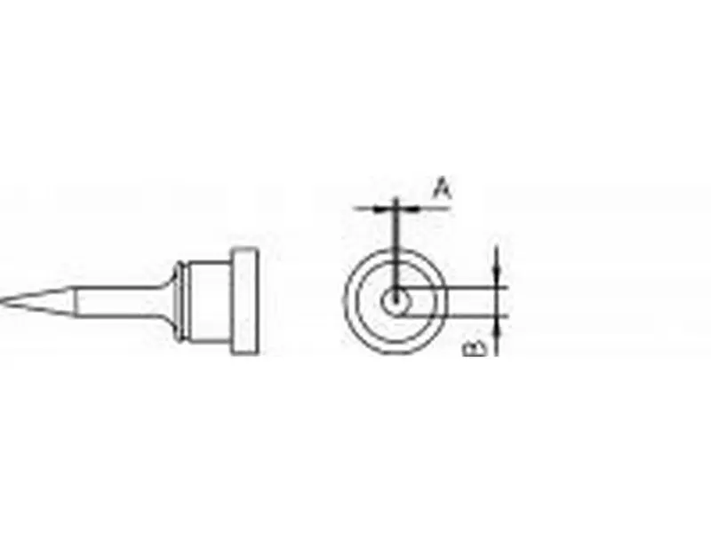 Loddespids 0,2mm LT-1S