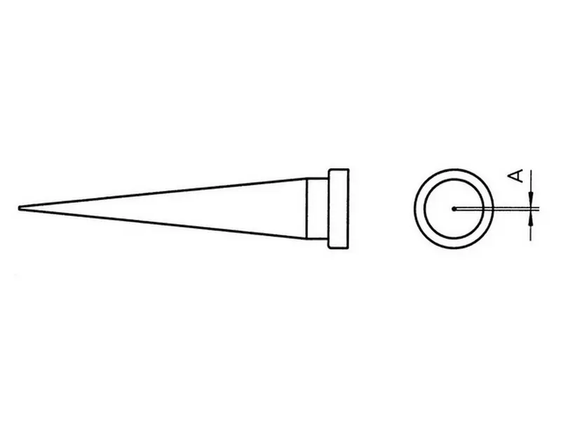 Loddespids 0,6mm LT-T LF til blyfri lodning